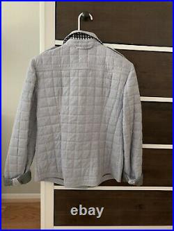 100% Authentic Burberry Quilted Artist Jacket size Small, Cotton NWOT