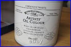 10 x Winsor and Newton White Artist's Oil Paint 250ml