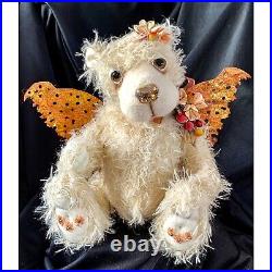 13'twinkle' Mohair Artist Teddy Bear By Jo Bears Ooak Fairy Bear