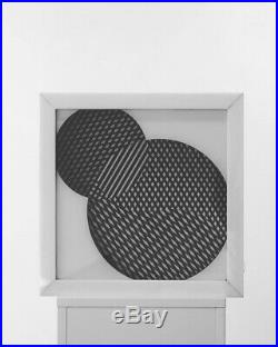 1970 Kinetic Sculpture Op Art Chicago Artist Black And White Interiors