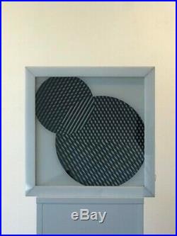 1970 Kinetic Sculpture Op Art Chicago Artist Black And White Interiors