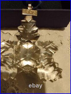 1996 Swarovski Christmas star/snowflake large ornament