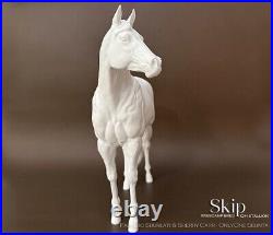 19 scale unpainted artist resin Quarter Horse, SKIP