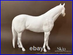 19 scale unpainted artist resin Quarter Horse, SKIP