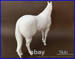 19 scale unpainted artist resin Quarter Horse, SKIP