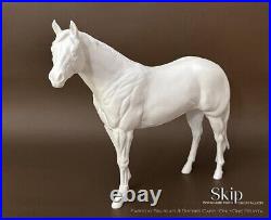 19 scale unpainted artist resin Quarter Horse, SKIP