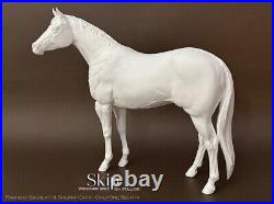 19 scale unpainted artist resin Quarter Horse, SKIP