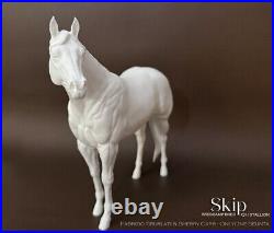 19 scale unpainted artist resin Quarter Horse, SKIP