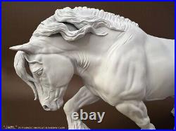 19 scale unpainted artist resin draft horse, JARL