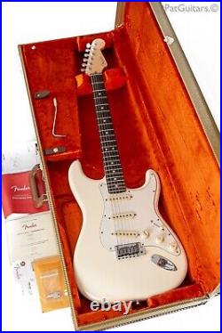 2022 Fender Jeff Beck Artist Stratocaster Hot Noiseless in Olympic White