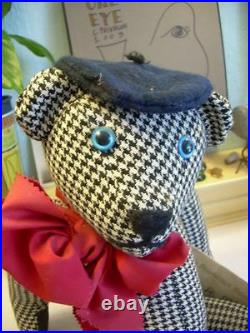 20 Houndstooth Artist Teddy Cathy Peterson 1985 Roosevelt Bear Co Vintage