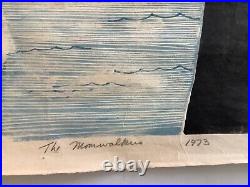 4 Stephen White N. C. Artist Woodblocks All 1970's