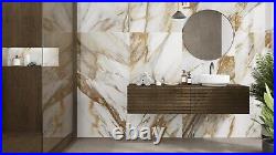 ARTIST ANTIC polished porcelain calacatta copper 60x120cm wall/floor tiles 10m2