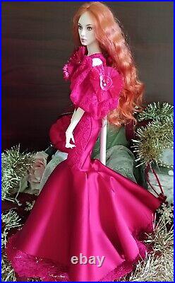 A Red Carpet Gown Outfit For Eslyn Lutsenko Mini Pasha Tonner 16 Fashion Dolls