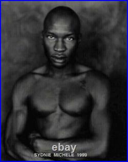 African Male Portrait B/w 8x10 Dkrm Photo 1999 Vintage Sydnie Michele