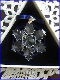 Amazing Swarovski star 1996 snowflake ornament Large Annual Edition