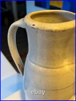 American or English Pitcher Unknown Artist Signed Studio Pottery