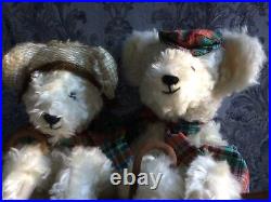Artist Bears Olive And Cecil, OAPs, By Geraldine's Of Edinburgh