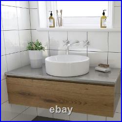 Artist Collection Wowee White countertop round basin 385mm with waste