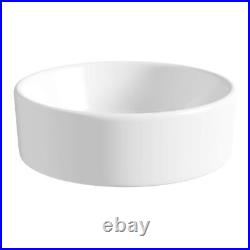 Artist Collection Wowee White countertop round basin 385mm with waste