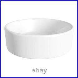 Artist Collection Wowee White countertop round basin 385mm with waste