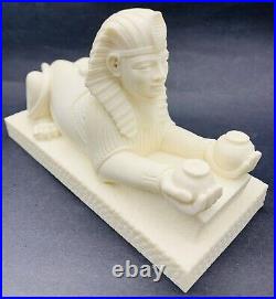Artist Giannilli Egyptian Statue The Great Sphinx Of Giza Signed 1995 Egypt VTG