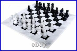 Artist Haat Black And White Chess Game Handmade Marble Chess Set