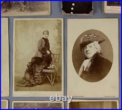 Artist John Seymour Lucas + family / friends collection 19th century photographs