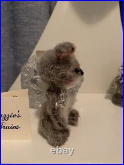 Artist Mohair Cat Designs By Kazziesbruins Creations With COA