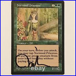 Artist Proof Norwood Priestess Ap Card Melissa Benson Signed Mtg Portal