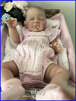 Artist Reborn Baby Lifelike Doll Elsie Sleeping Magnetic Dummy Bottle Newborn Uk