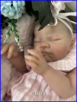 Artist Reborn Baby Lifelike Doll Elsie Sleeping Magnetic Dummy Bottle Newborn Uk