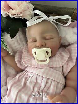 Artist Reborn Baby Lifelike Doll Elsie Sleeping Magnetic Dummy Bottle Newborn Uk