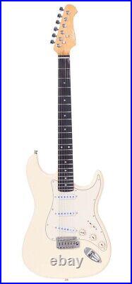 Artist ST62 Vintage White Electric Guitar