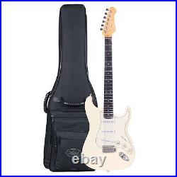 Artist ST62 Vintage White Electric Guitar with High Grade Bag