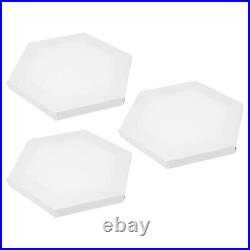 Artist Stretched Canvas 3pcs White Cotton Wooden Frame for Oil Painting Craft