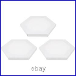 Artist Stretched Canvas 3pcs White Cotton Wooden Frame for Oil Painting Craft