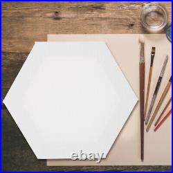 Artist Stretched Canvas 3pcs White Cotton Wooden Frame for Oil Painting Craft