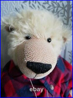 Artist teddy bear One of a Kind Kolton by Huwibears