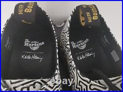 BNIB Dr. Martens x Keith Haring White 1461 Shoes Size UK 7 NEW