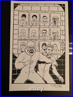 BREAKING BAD WALTER WHITE JESSE McJunkin 11x17 Original Art + Print DISCOUNTED