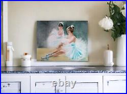 Ballet dancer 241, Original Painting by Susana Zarate, ballerina, unframed