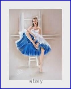 Ballet dancer 53, OriginalPainting, by Susana Zarate, ballet dancer