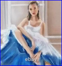 Ballet dancer 53, OriginalPainting, by Susana Zarate, ballet dancer