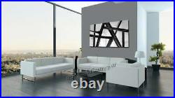 Black White Painting Geometric Style Modern Abstract Art on Canvas Maitreyii