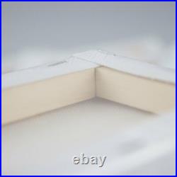 Blank Artist Canvas Art Board Plain Painting Stretched Framed White Large Small