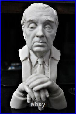 Borges Bust Resin Sculpture Argentina Book Literature Art Aleph Tango Writer