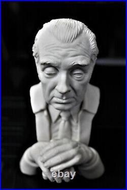Borges Bust Resin Sculpture Argentina Book Literature Art Aleph Tango Writer