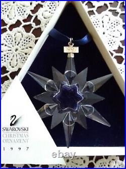 Brand large Swarovski star 1997 Christmas Annual Ornament