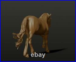 Breyer Size resin 1/6 Artist Resin Model Horse Pony White Resin Ready To Paint